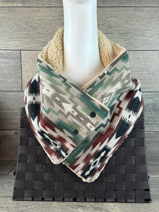 Mesilla Sherpa Cozy Cowl - Green Style