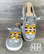 Women’s Size 8 - Grey/Mustard