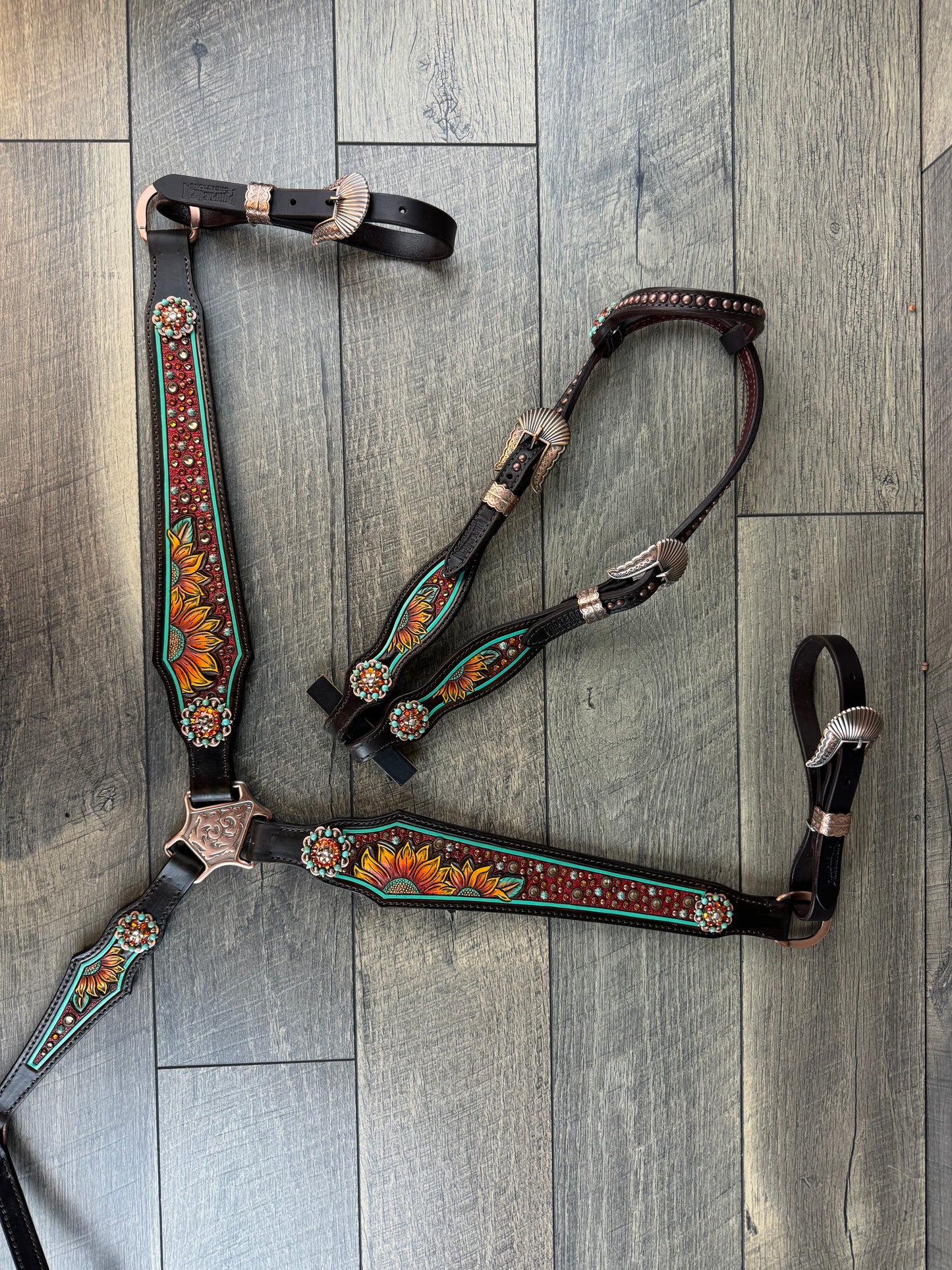 Tooled Confetti Breast Collar