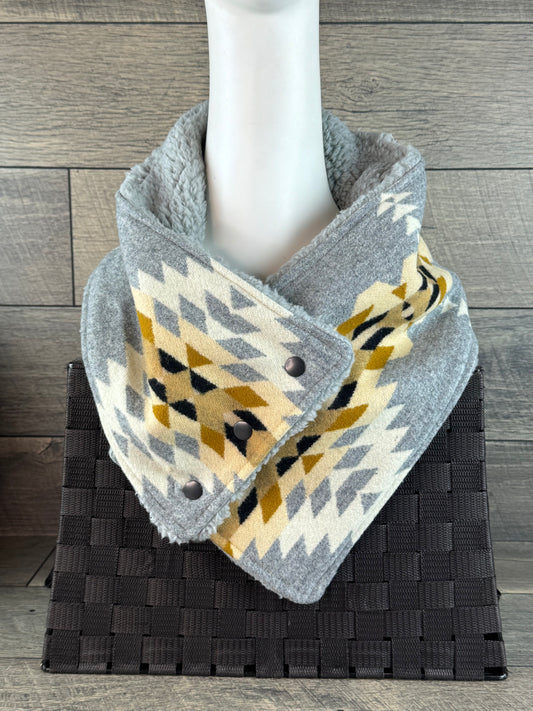 Sherpa Cozy Cowl (Grey Arroyo)