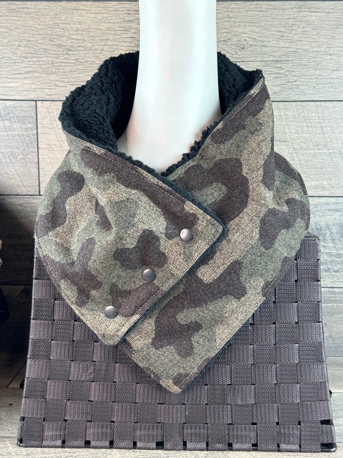 Camo Sherpa Cozy Cowl