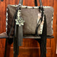 Carry On Duffel - Charcoal Cowhide & Navajo