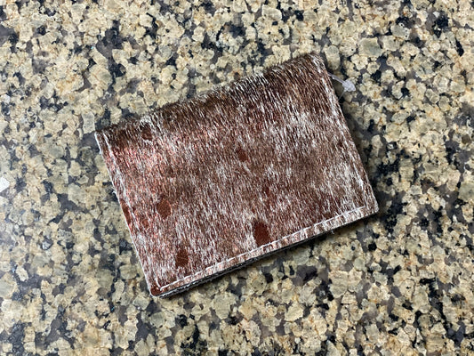Card Holder - Copper Acid Wash Cowhide
