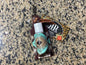 Hand Sanitizer Holder - Mint/Brown Navajo