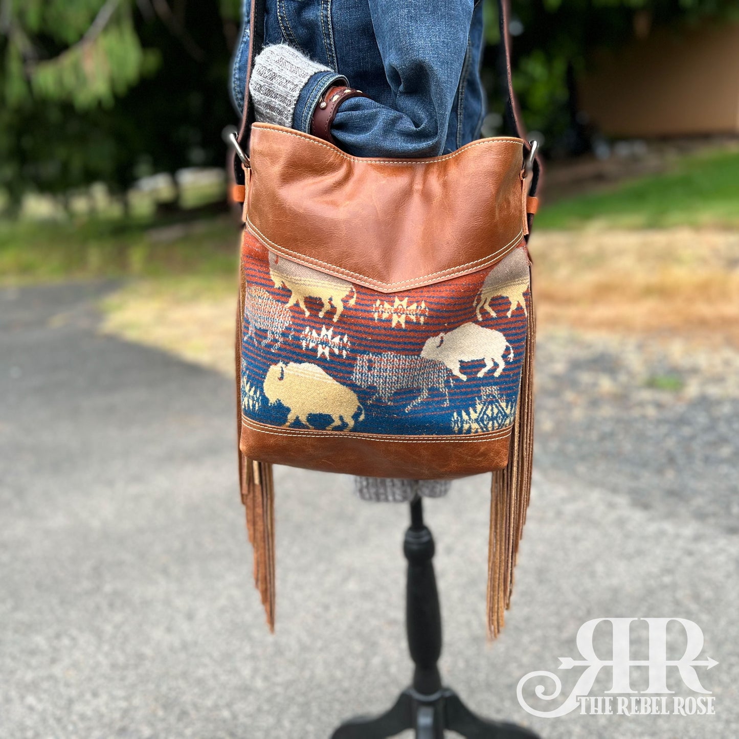 Rosemary Shoulder Bag - Buffalo & Saddle Tan
