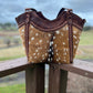 “Her” - Large Tote - Axis Hide & Chocolate Leather
